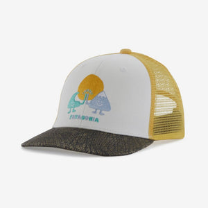 Patagonia Kids' Trucker Hat PEWH Peak Pals: White