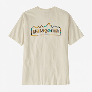 Patagonia Men's Unity Fitz Responsibili-Tee BCW Birch White