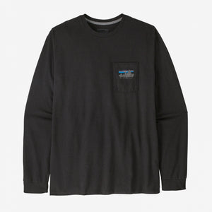 Patagonia M LS '73 Skyline Pocket Responsibili-Tee INBK Ink Black