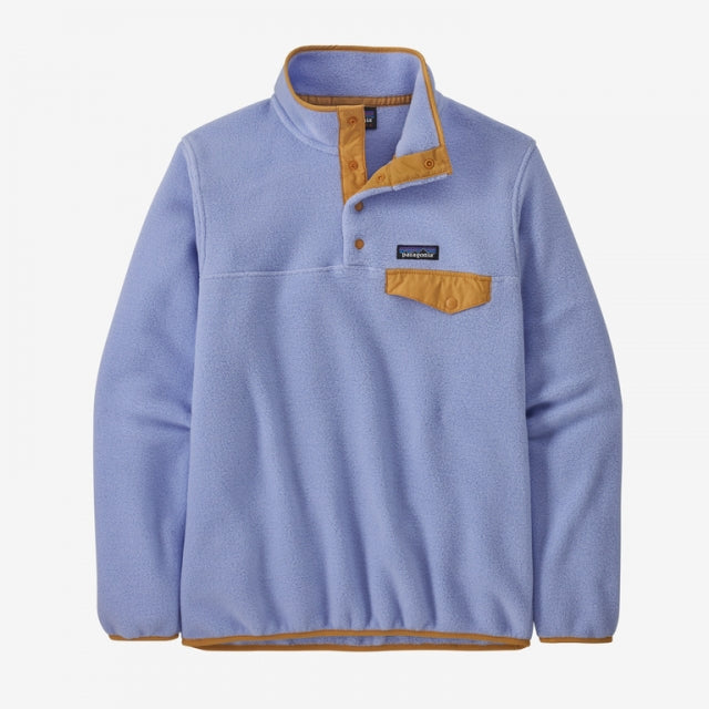 Patagonia Womens Lightweight Synchilla Snap-T Pullover Pale Periwinkle