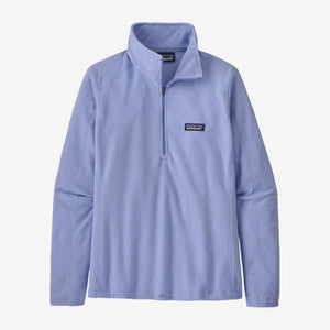 Patagonia Womens Micro D 1/4 Zip Pale Periwinkle