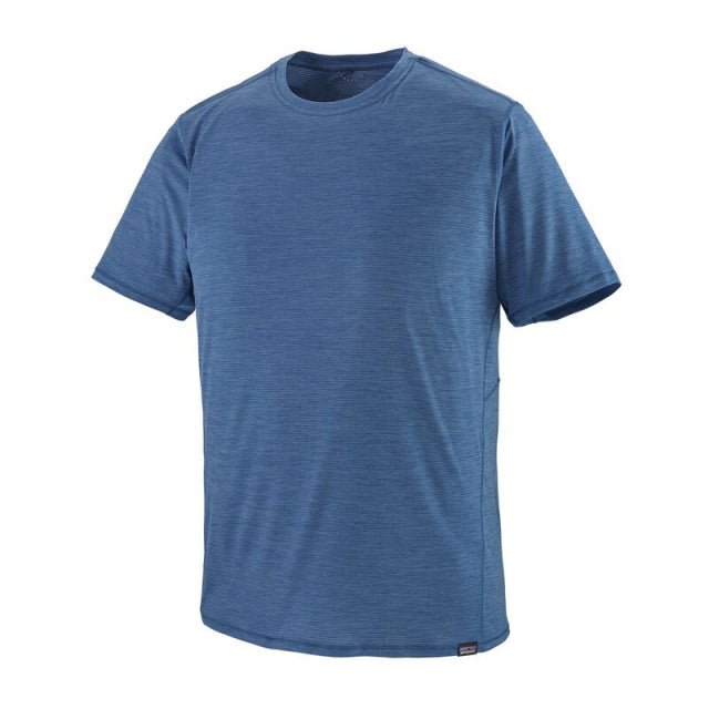 Patagonia Men's Capilene Cool Lightweight Shirt Superior Blue - Light Superior Blue X-Dye