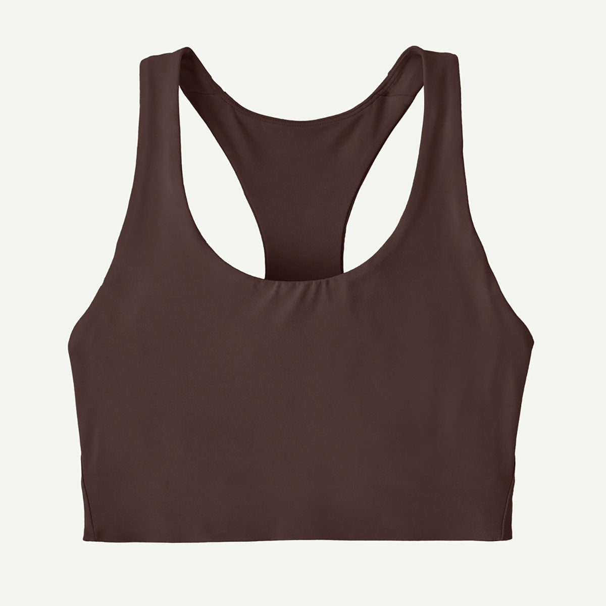 Patagonia Womens Maipo Mid Impact Bra Den Brown