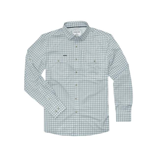 Poncho M The Amberjack Green Plaid