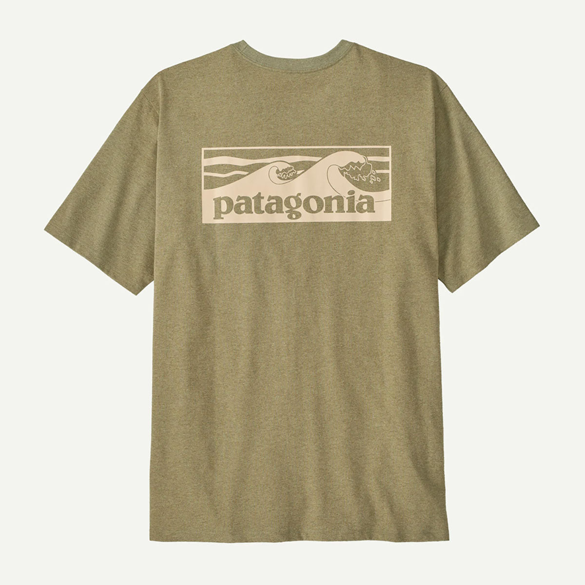 Patagonia Mens Boardshort Logo Pocket Responsibili-Tee Gumtree Green