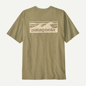 Patagonia Mens Boardshort Logo Pocket Responsibili-Tee Gumtree Green