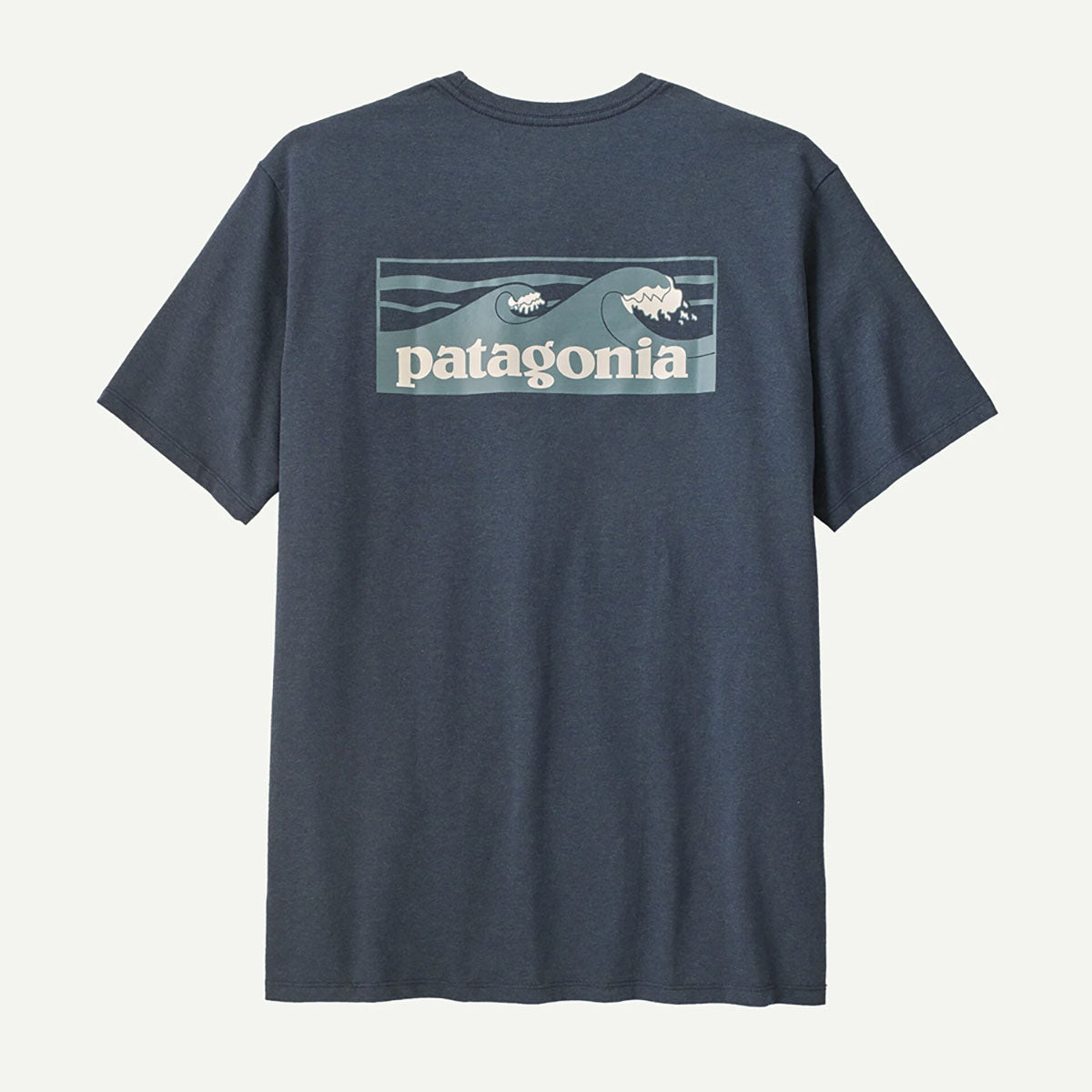 Patagonia Mens Boardshort Logo Pocket Responsibili-Tee Summit Blue