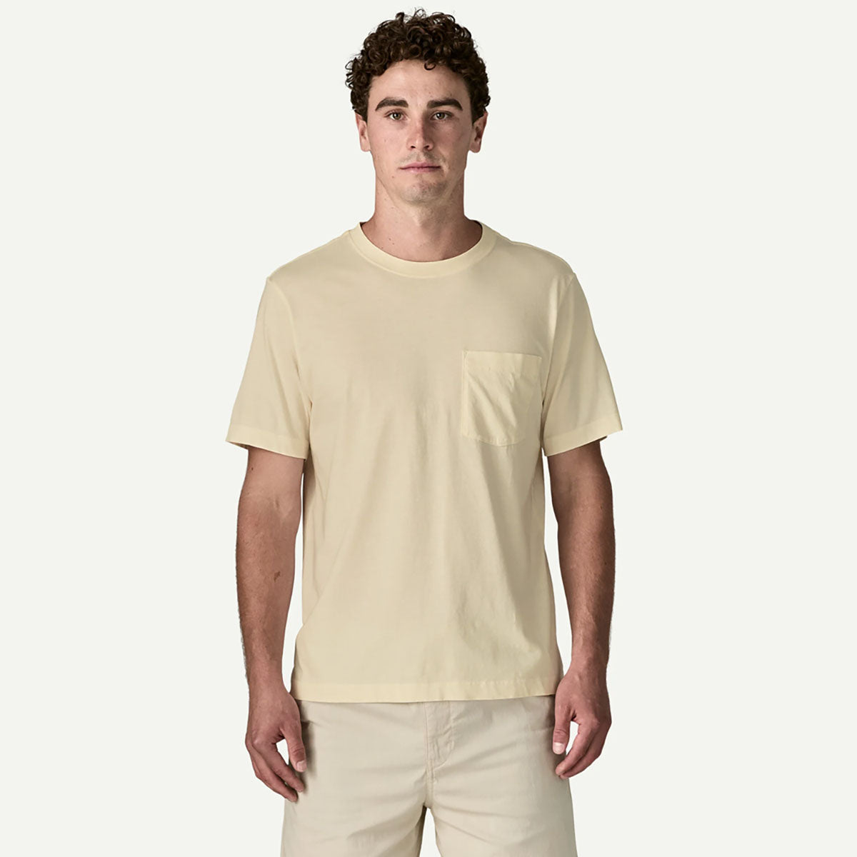 Patagonia Mens Daily Pocket Tee Undyed Natural