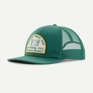 Patagonia Relaxed Trucker Hat Repair Shop: Gem Green
