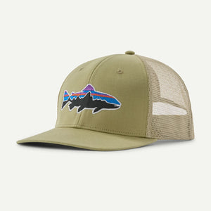 Patagonia Fitz Roy Trout Trucker Hat Gumtree Green