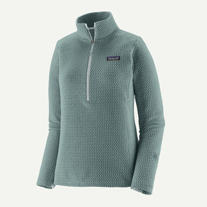 Patagonia Womens R1 Air Zip Neck Blue age / S