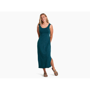 Kuhl Womens Lyra Midi Dress Everglade Print