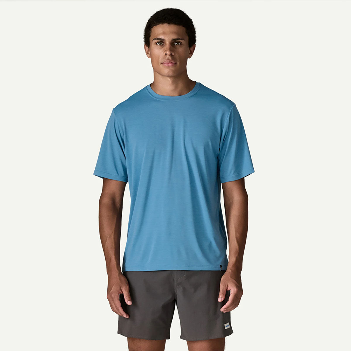 Patagonia Mens Capilene Cool Daily Shirt Shore Blue - Light Shore Blue X-Dye