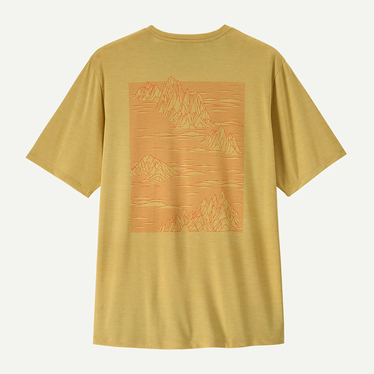 Patagonia Mens Capilene Cool Daily Shirt - Strataspire Limestone Yellow - Light Limestone Yellow X-Dye