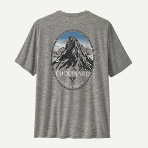 Patagonia Mens Capilene Cool Daily Shirt - Chouinard Crest Feather Grey