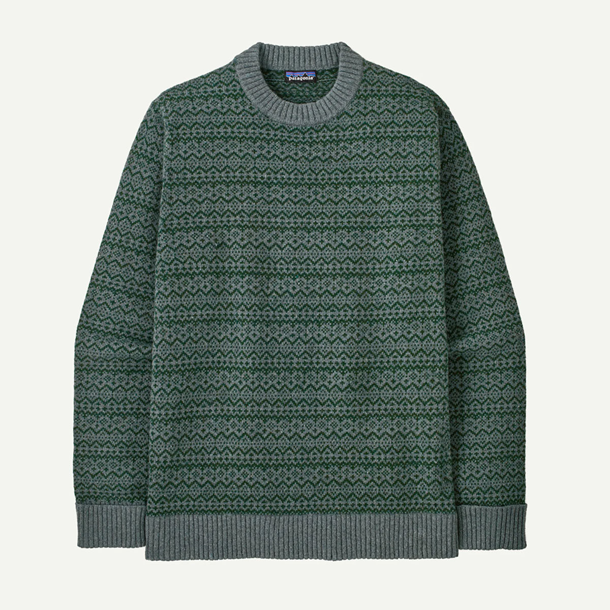 Patagonia Mens Recycled Wool-Blend Sweater now Squail: Blue Sage / S