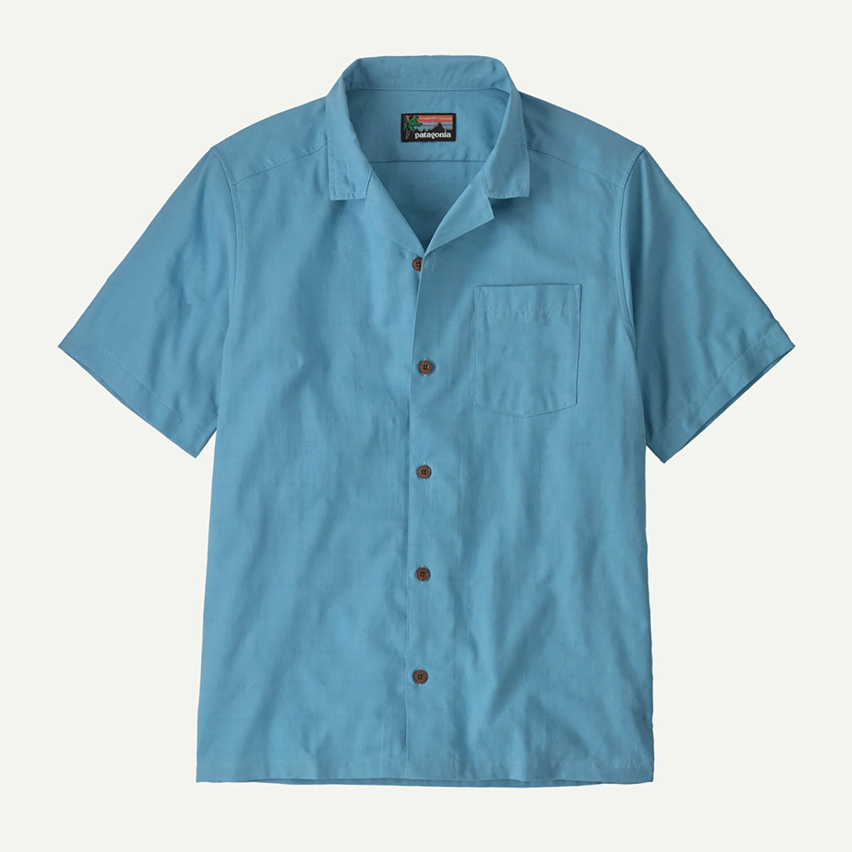 Patagonia Mens Tidal Threads Camp Shirt In a Tin: Shore Blue