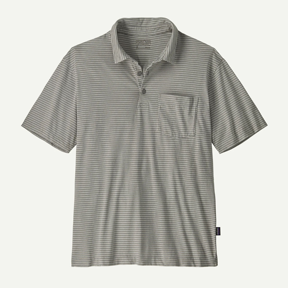 Patagonia Mens Daily Polo Twin Rope: Forever Grey