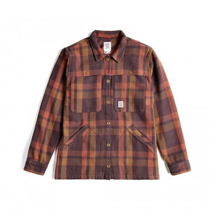 Topo Designs W Mountain Shirt Jacket PepMul Peppercorn Multi Plaid