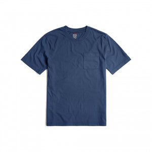 Topo Designs M Dirt Pocket Tee SS 409 Dark Denim