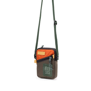 Topo Designs Mini Shoulder Bag 908 Woodland/Terracotta