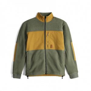Topo Designs M Summit Rise Full Zip Jacket 375 Beetle/Dark Khaki