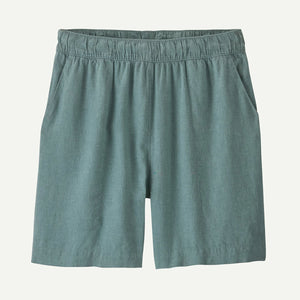 Patagonia Womens Garden Island Long Shorts - 6 Whole Weave: Blue age / S