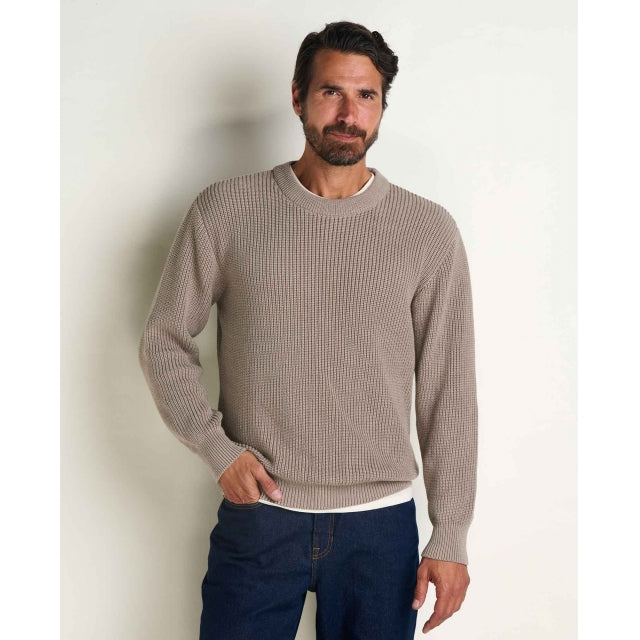 Toad&Co. Mens Butte Crew Sweater 813 Dark Chino