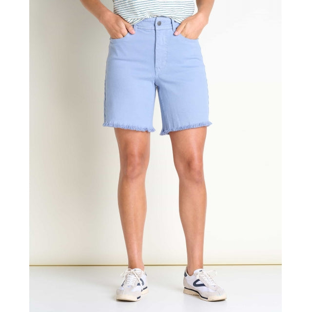 Toad&Co. W Balsam Seeded Cutoff Short 481 Weathered Blue