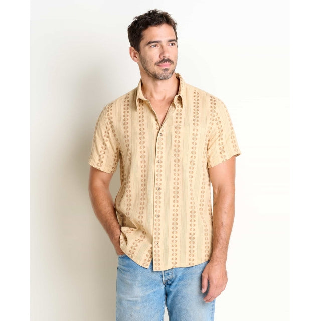 Toad&Co. M Treescape SS Shirt 215 Chai