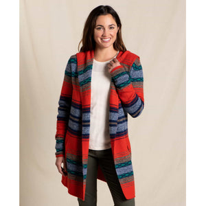 Toad&Co. W Merino Heartfelt Hoodie 608 Winterberry