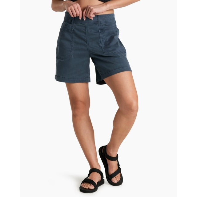 Kuhl W Kultivatr Pull On Short 6 MTBL Metal Blue