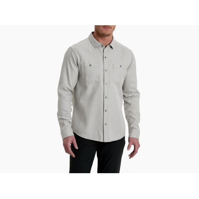 Kuhl Mens Law Flannel Long Sleeve GRAN Granite