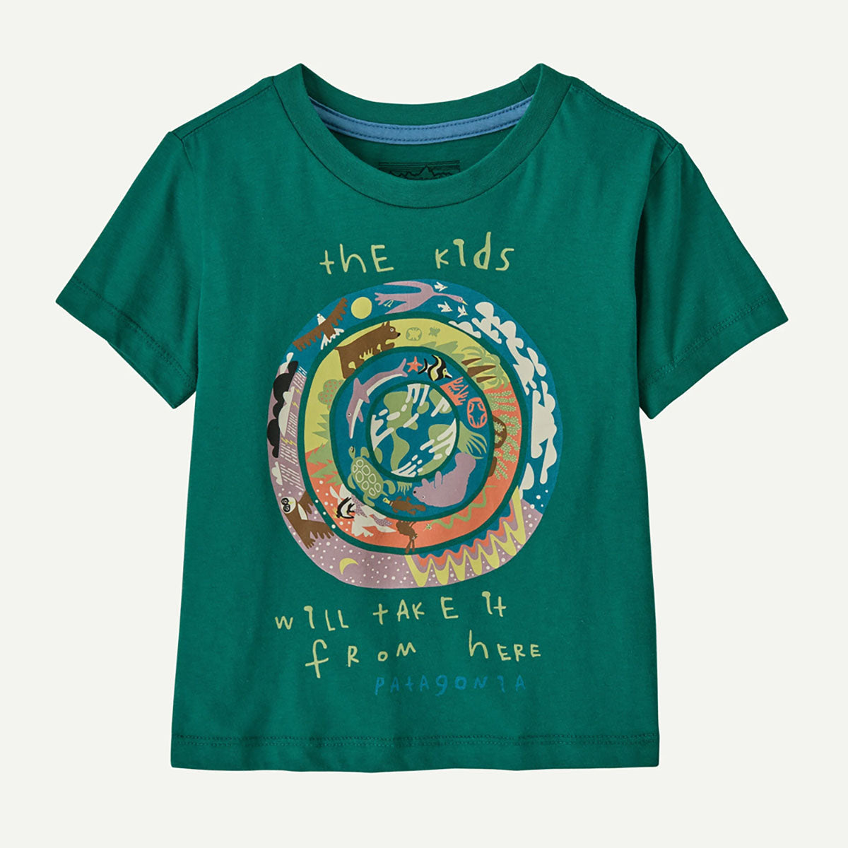 Patagonia Baby Graphic T-Shirt Kids Planet: Gem Green