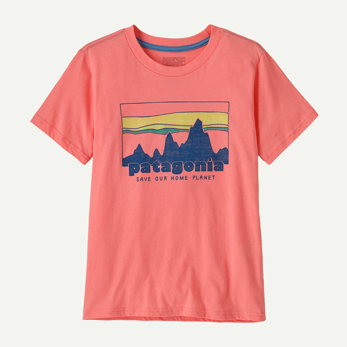 Patagonia Kids 73 Skyline T-Shirt Pickled Pink