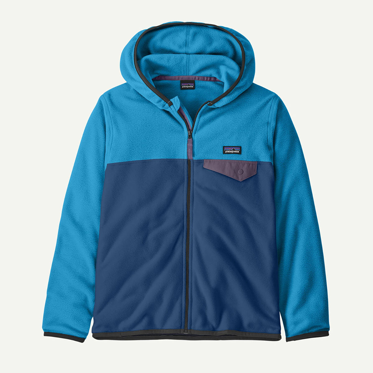 Patagonia Kids Micro D Snap-T Jacket Clement Blue