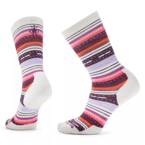 Smartwool Womens Everyday Margarita Crew Socks A81 Moonbeam