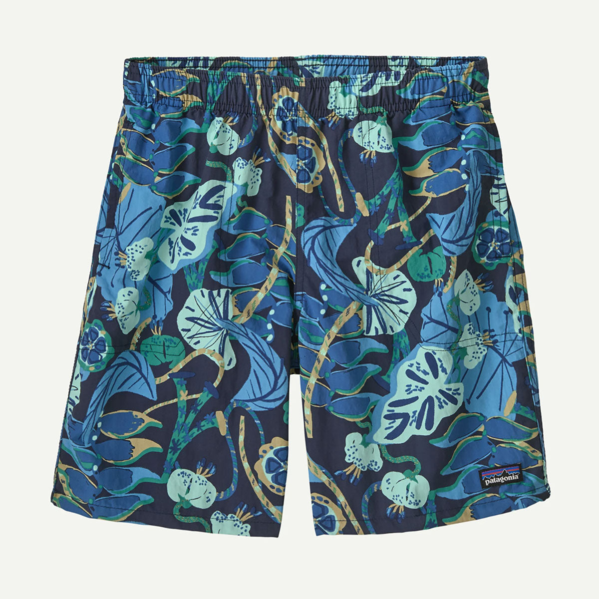 Patagonia Kids Baggies Shorts 7 Lined Tropiclimb: New Navy