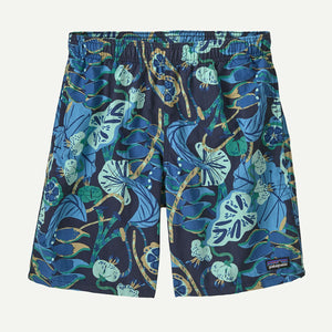 Patagonia Kids Baggies Shorts 7 Lined Tropiclimb: New Navy