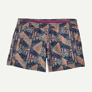 Patagonia Kids Baggies Shorts 4 - Unlined Jaggy: Faded Magenta