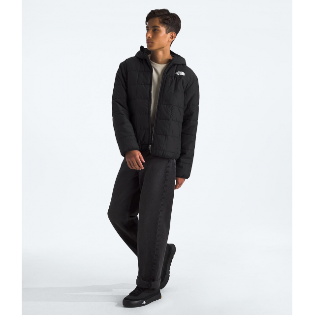 The North Face B Reversible Shasta Full Zip Hooded Jacket JK3 TNF Black