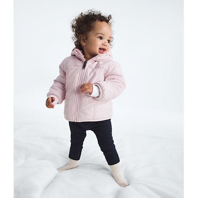 The North Face Baby G Reversible Shasta Full Zip Hooded Jacket BP6 Pale Blossom