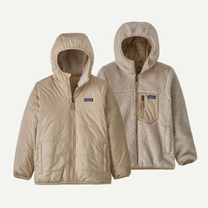 Patagonia Kids Reversible Ready Freddy Hoody Oar Tan