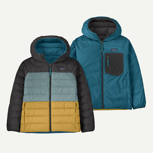 Patagonia Kids Reversible Down Sweater Hoody Black