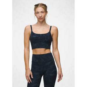Prana Women's Luxara Bralette 403 Stormy Night Crosswind
