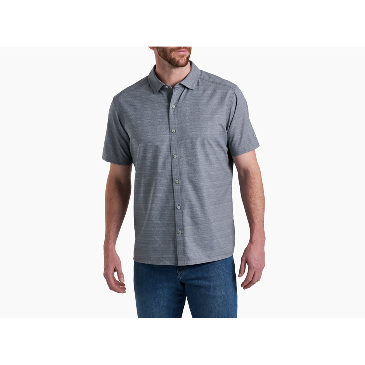 Kuhl Mens KUHL Breeze Short Sleeve Slate