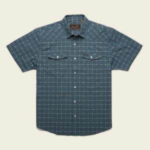 Howler Brothers Mens H Bar B Snapshirt PET Crossroads Dobby:Petrol
