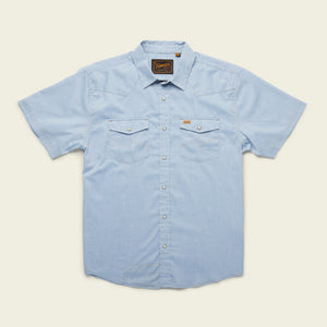 Howler Brothers Men's H Bar B Snapshirt FAD Faded Blue Oxford