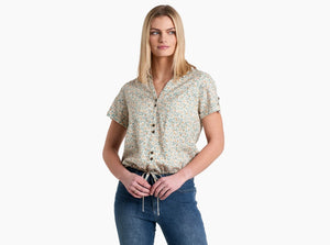 Kuhl Womens Liliana Short Sleeve N-P Night Sky Print / S