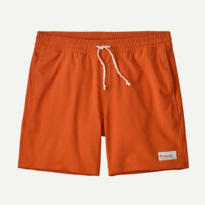 Patagonia Mens Hydropeak Volley Shorts - 16 in. Coal Orange
